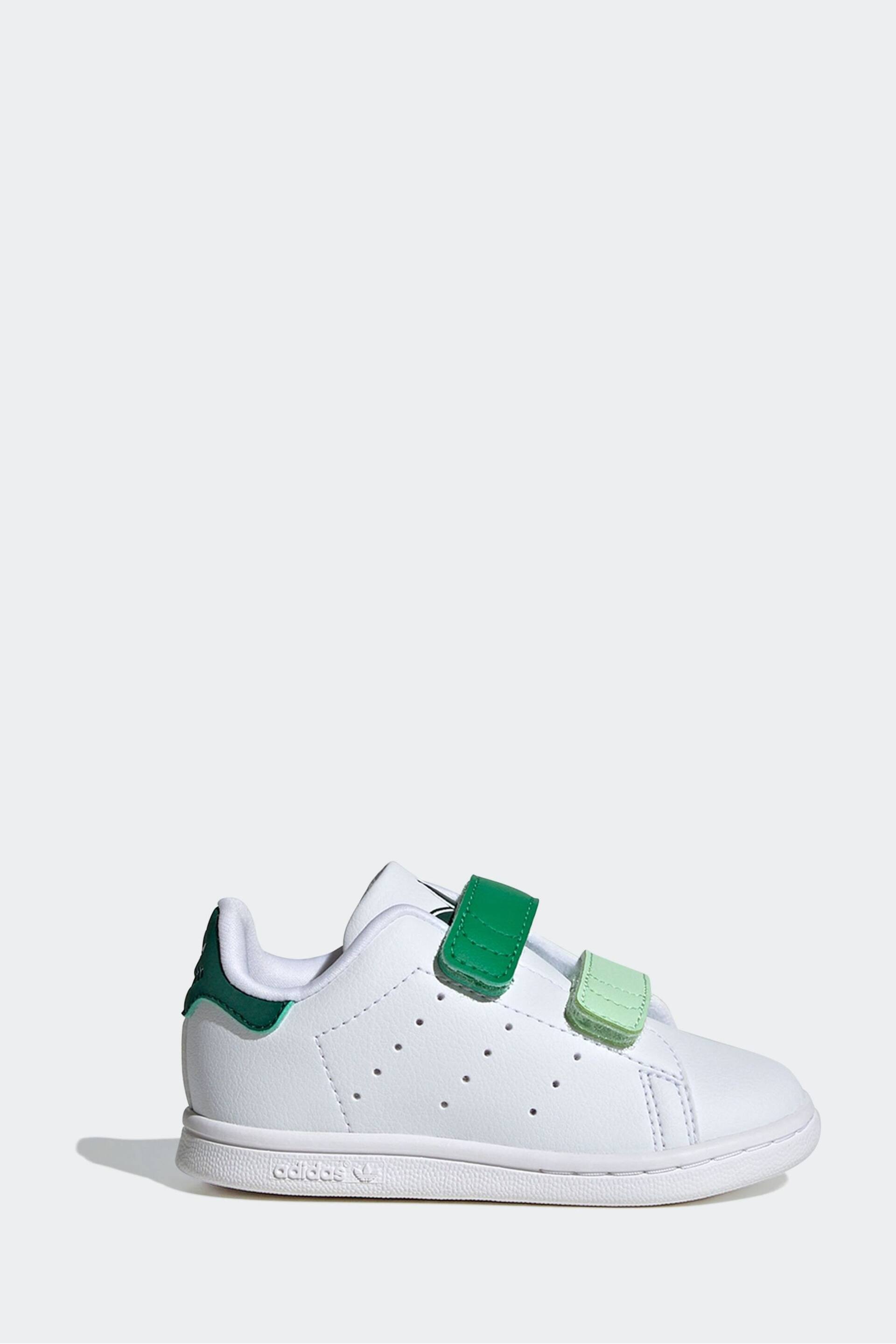 adidas Originals Stan Smith Comfort Closure White Trainers - Image 1 of 7