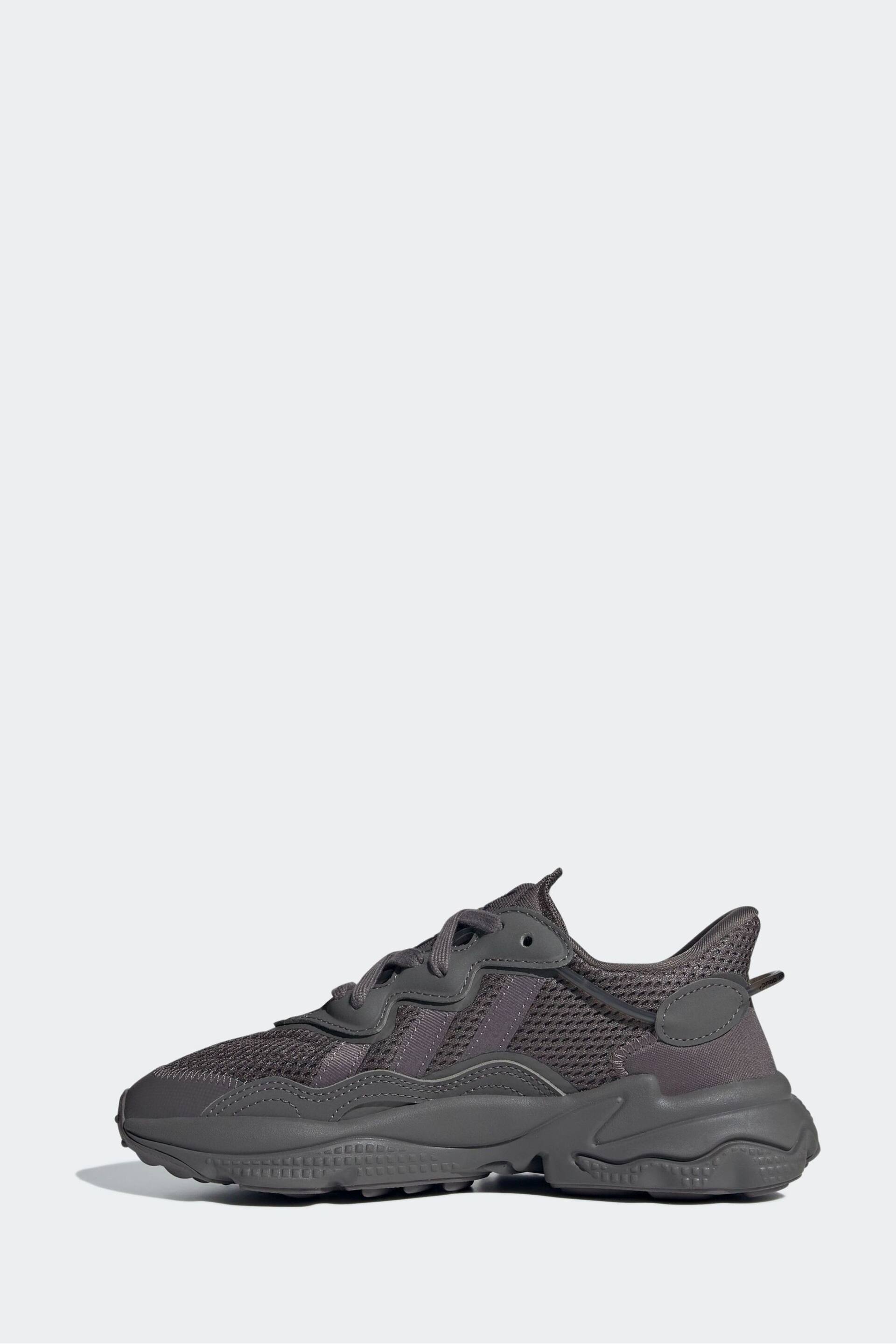 adidas Dark/Brown Kids OZWEEGO Shoes - Image 2 of 8