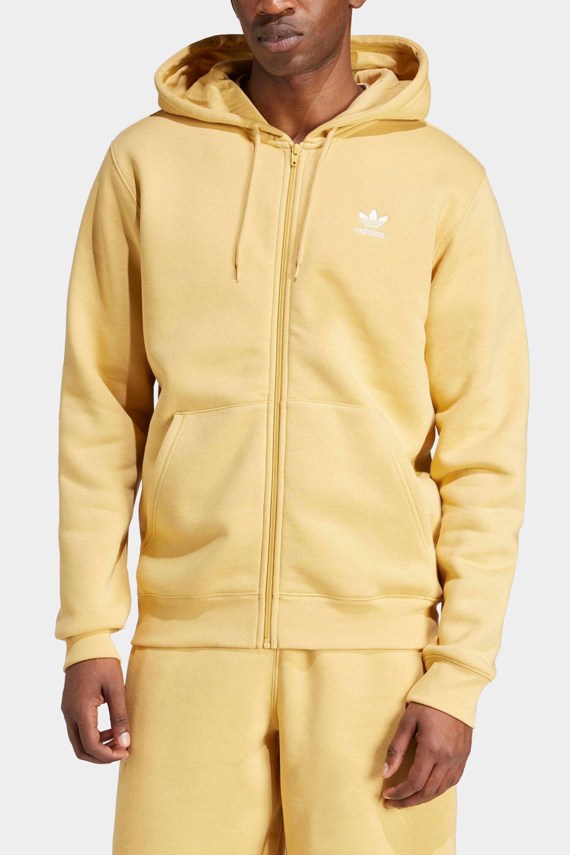 adidas Originals Trefoil Essentials Full-Zip Hoodie - Image 4 of 7