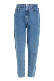 Tommy Jeans Blue Ultra High Rise Tapered Mom Jeans - Image 9 of 11