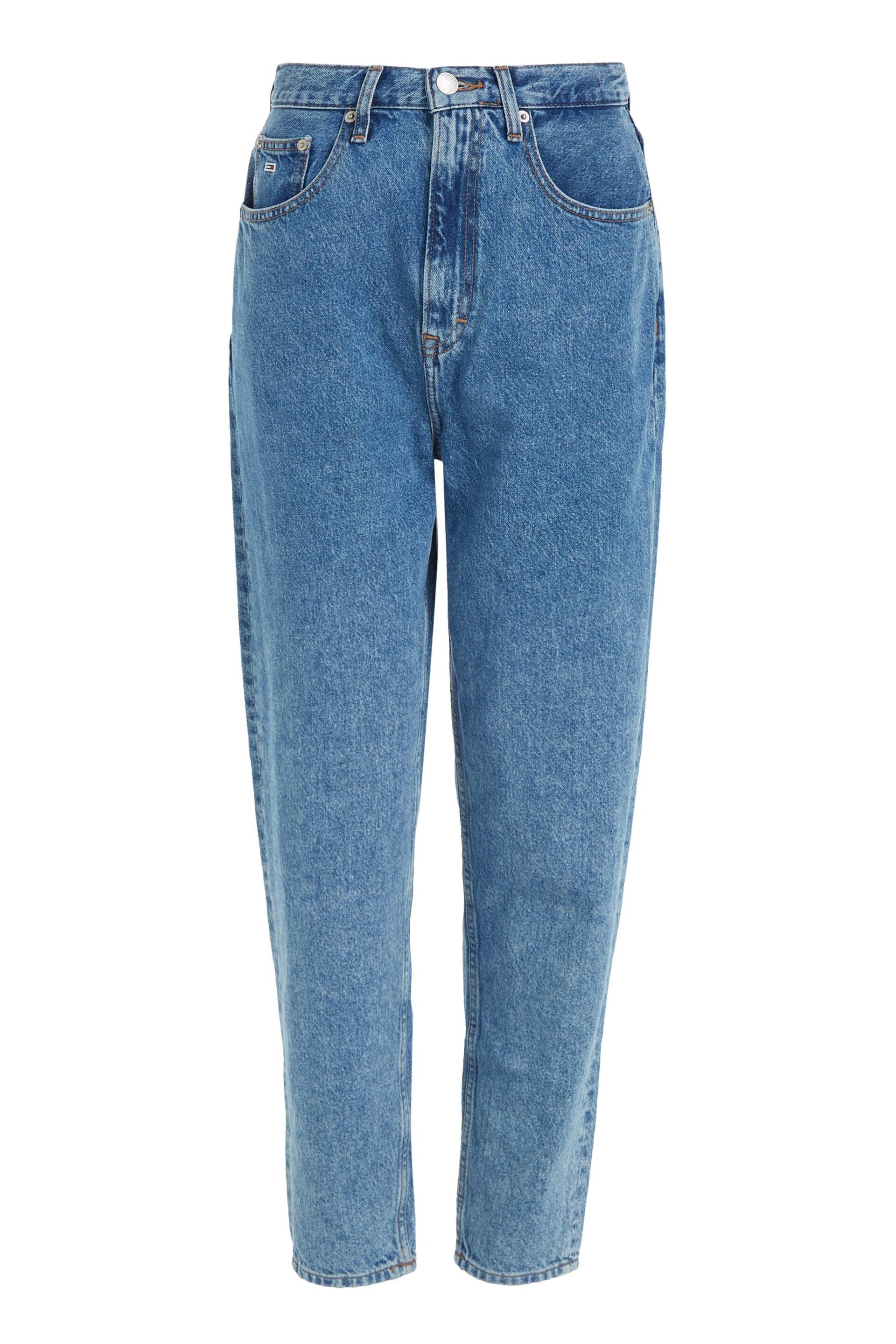 Tommy Jeans Blue Ultra High Rise Tapered Mom Jeans - Image 9 of 11