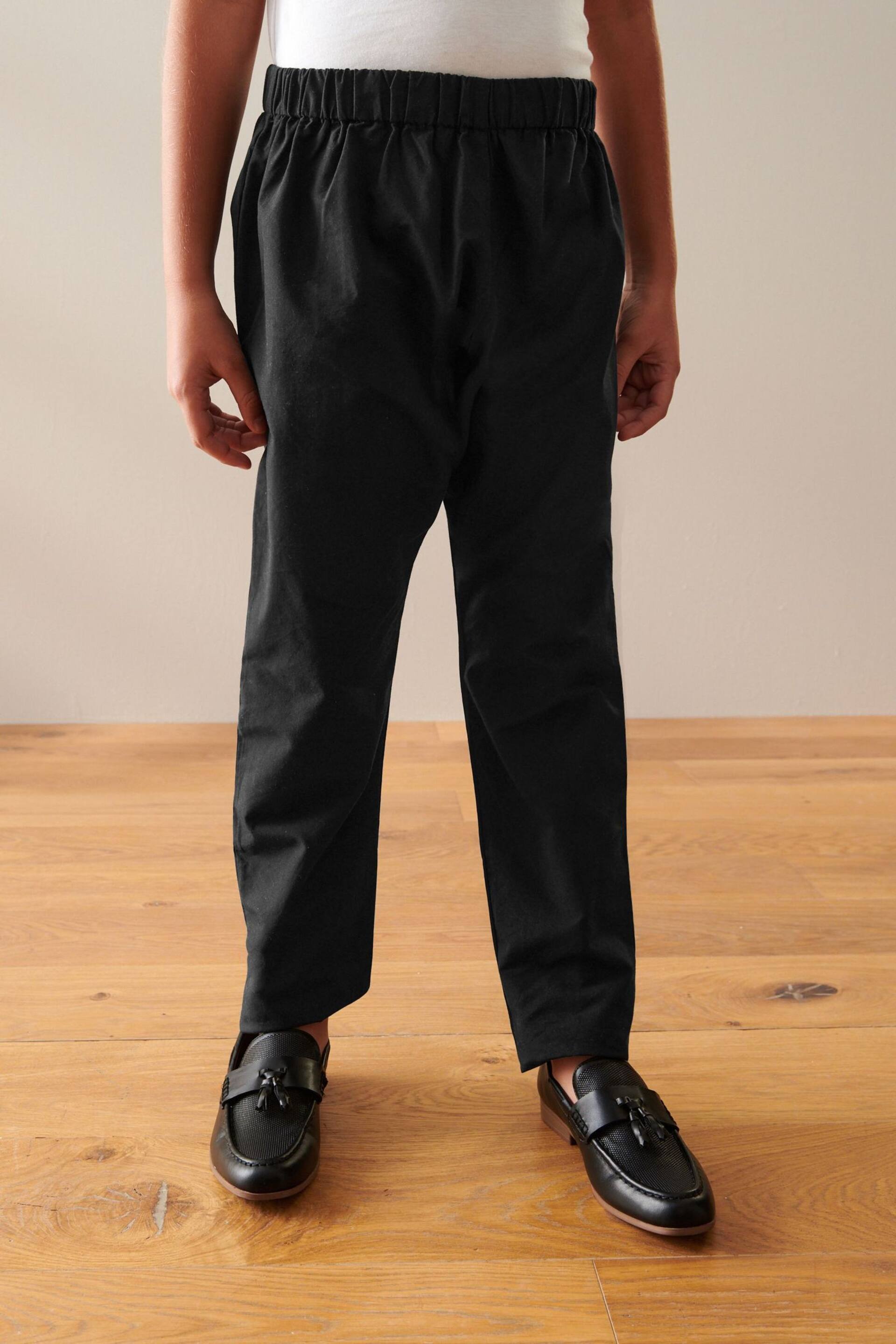 Black Kurta Trousers (3mths-16yrs) - Image 1 of 7