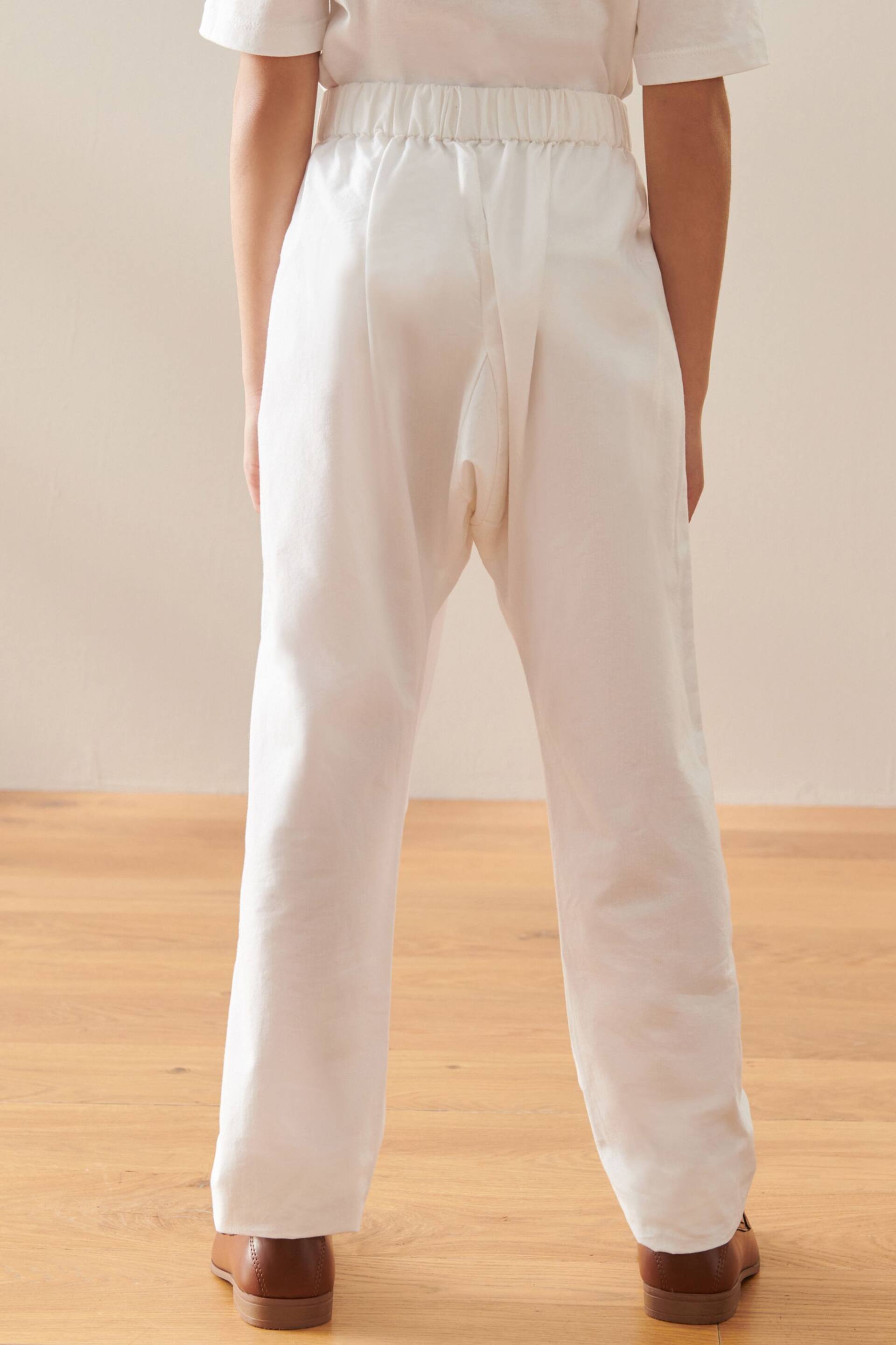 White Kurta Trousers (3mths-16yrs) - Image 3 of 6