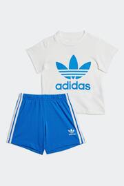 adidas Originals Infant Trefoil T-Shirt and Shorts Set - Image 1 of 6