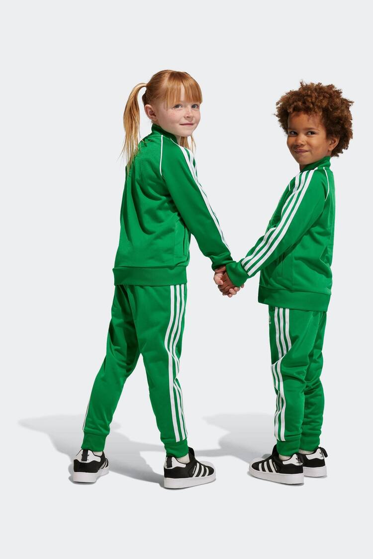 adidas Originals Green adicolour Superstar Tracksuit - Image 2 of 9