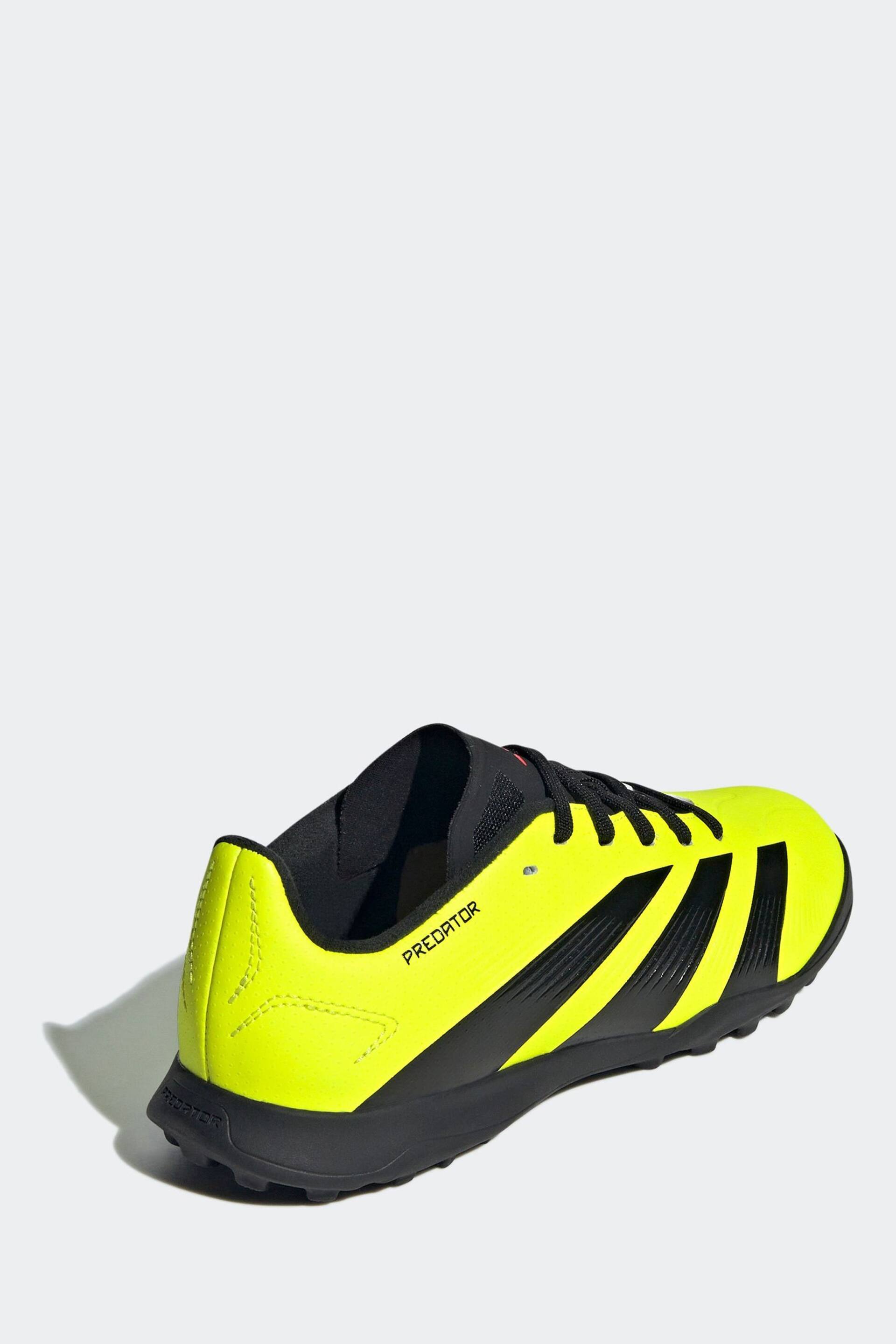 adidas Yellow Predator 24 League Turf Boots - Image 5 of 20