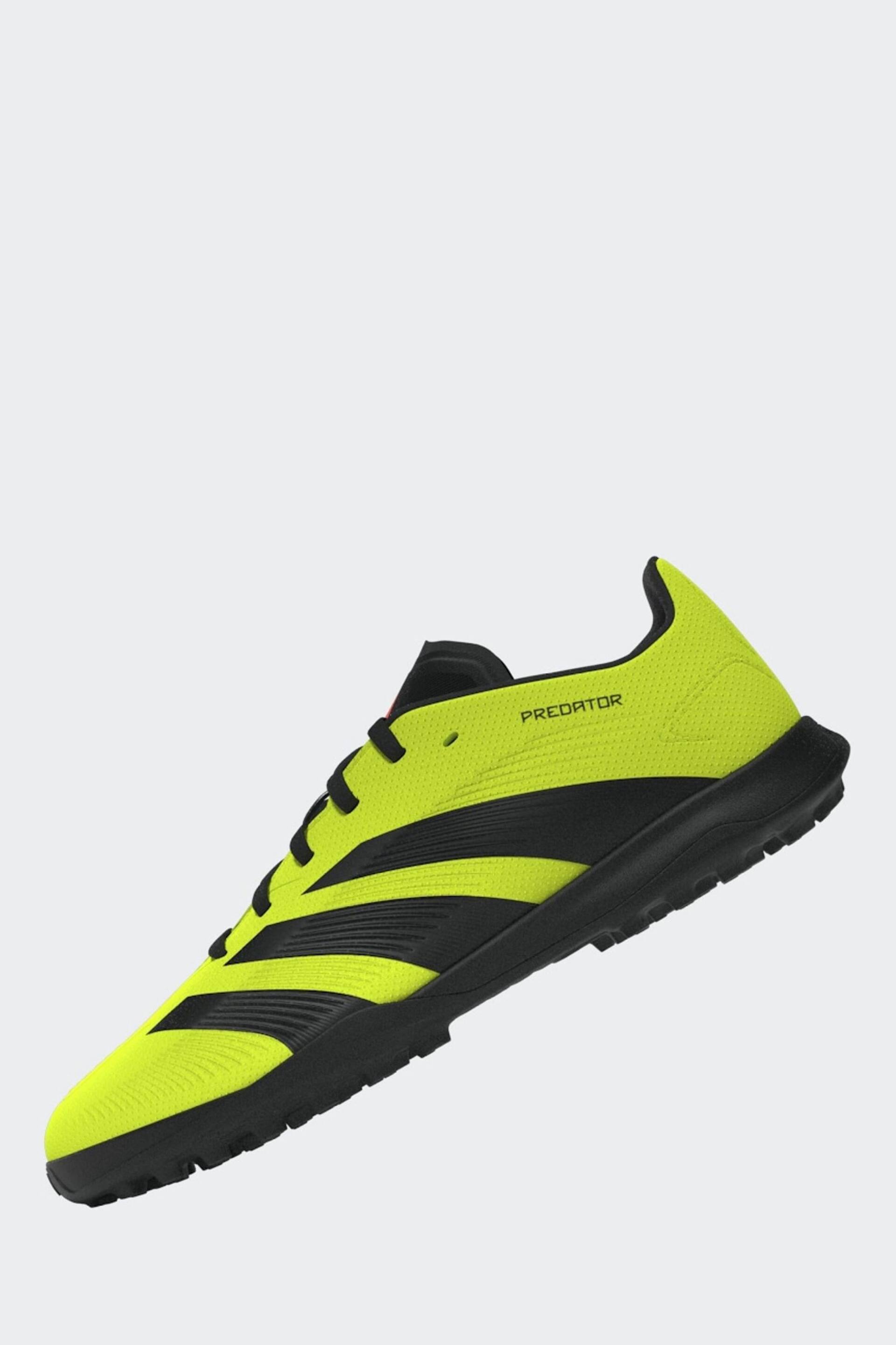 adidas Yellow Predator 24 League Turf Boots - Image 8 of 20