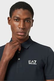 Emporio Armani EA7 Core ID Stretch Cotton Polo Shirt - Image 4 of 6