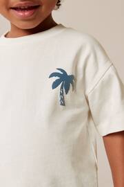White Simple Short Sleeve T-Shirt (3mths-7yrs) - Image 4 of 7