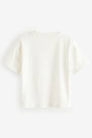 White Simple Short Sleeve T-Shirt (3mths-7yrs) - Image 6 of 7