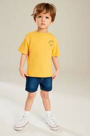 Yellow Simple Short Sleeve T-Shirt (3mths-7yrs) - Image 1 of 5