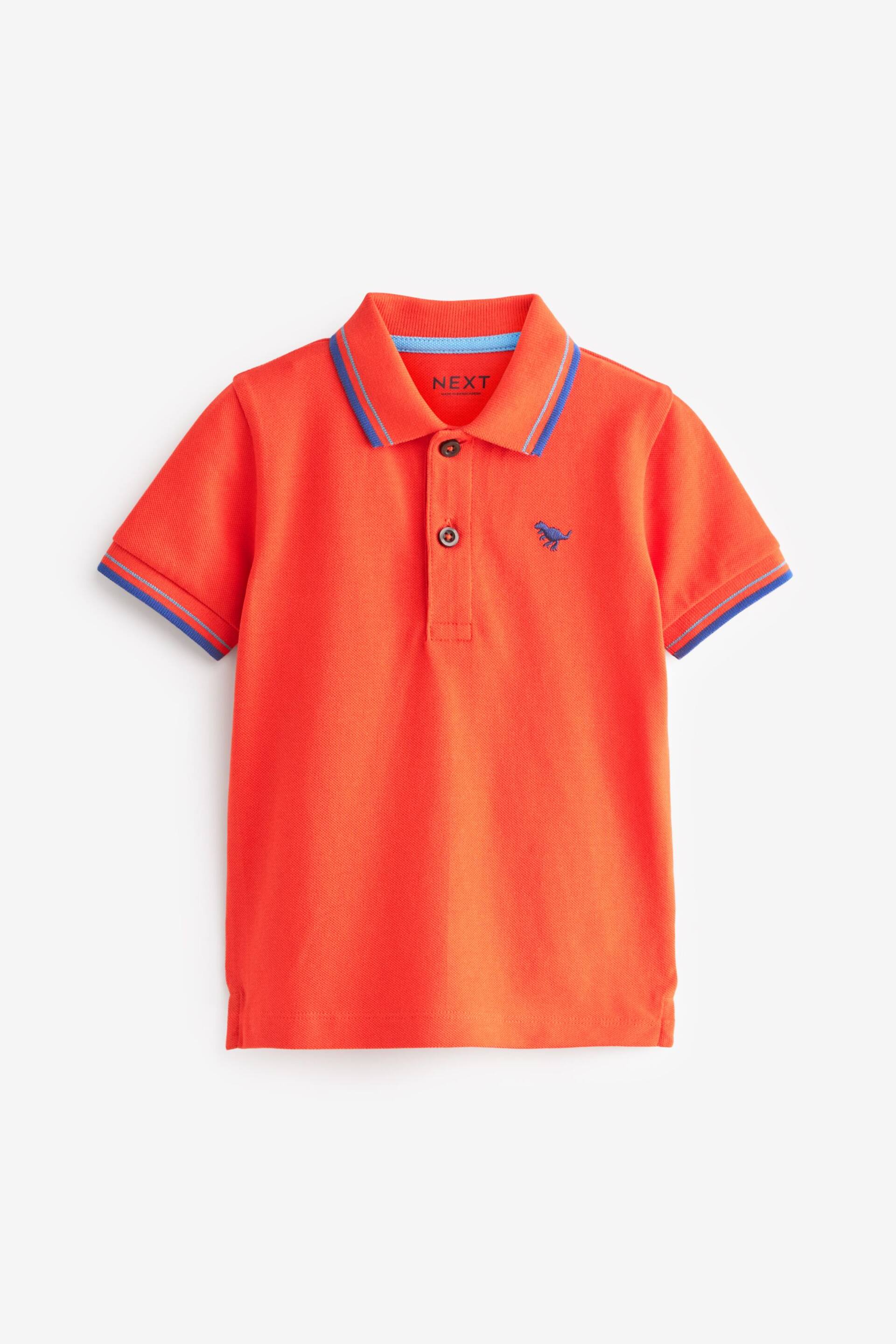 Red Short Sleeve Polo Shirt (3mths-7yrs) - Image 4 of 6