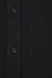 Reiss Black Greenwich Senior Slim Fit Button-Down Oxford Shirt - Image 6 of 6