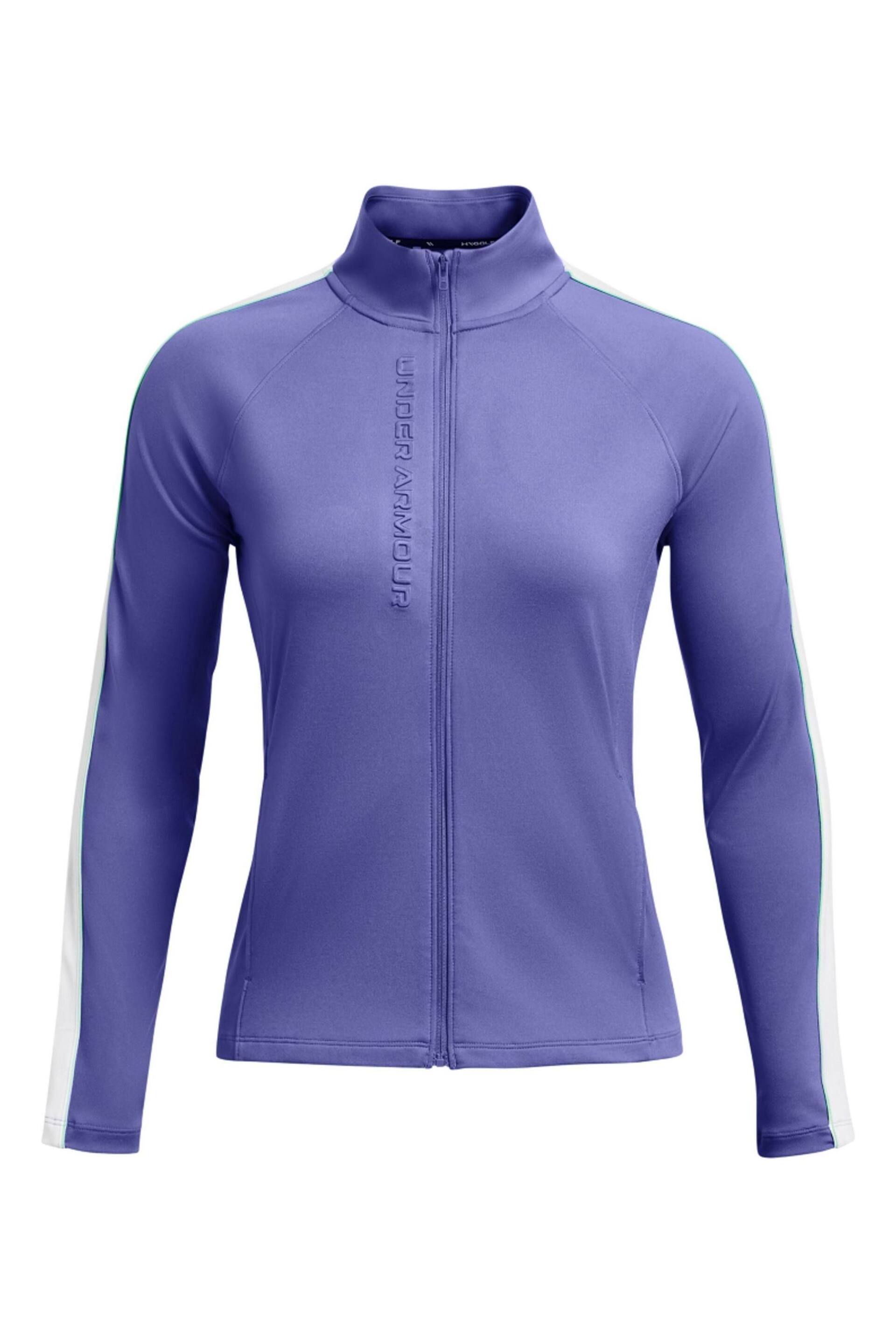Under Armour Blue/White Storm Midlayer Full Zip Sweat Top - Image 4 of 6