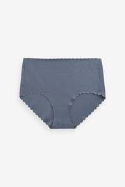 Navy Blue Midi No VPL Scallop Edge Knickers - Image 4 of 4