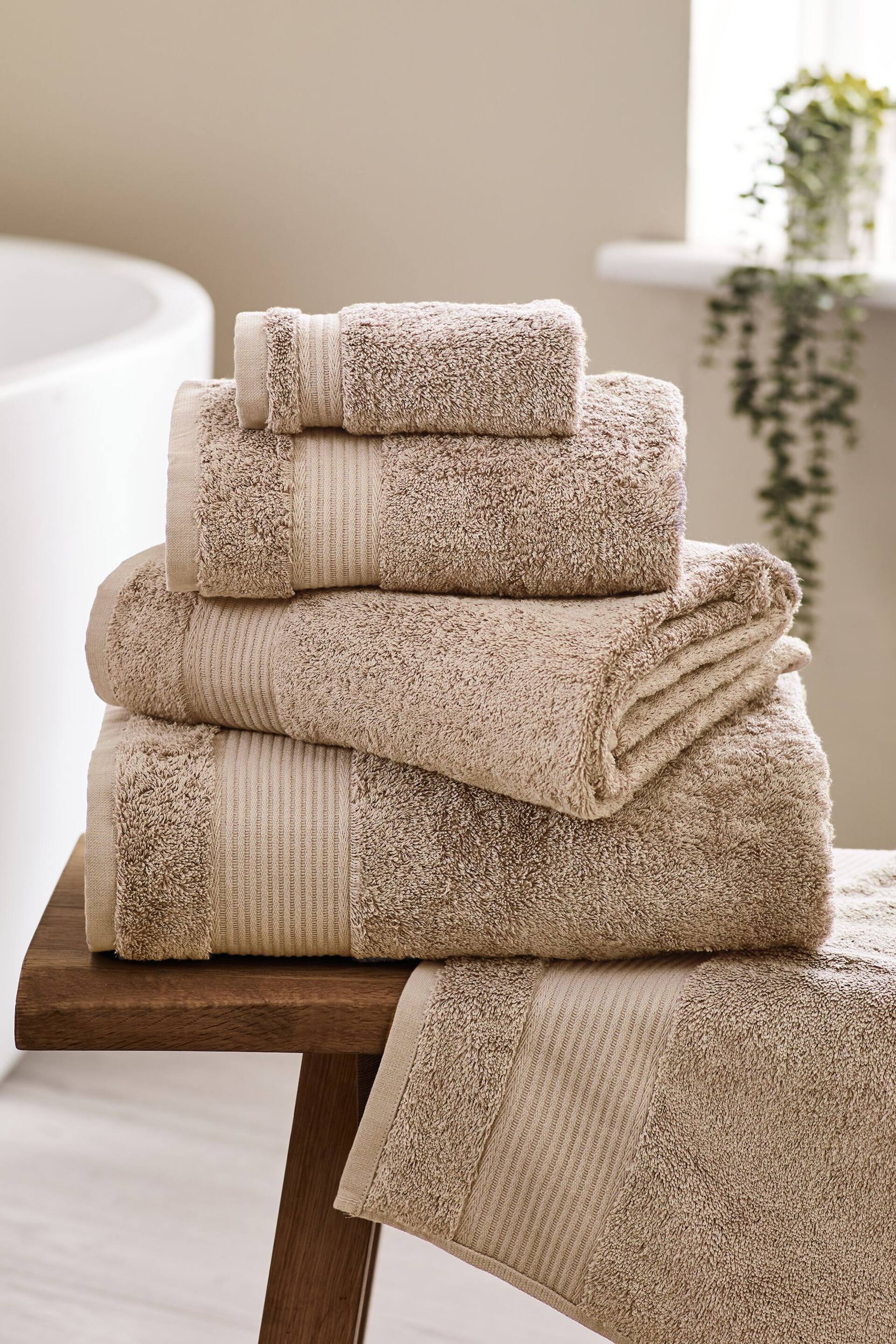 Natural Caramel Egyptian Cotton Towel - Image 1 of 6