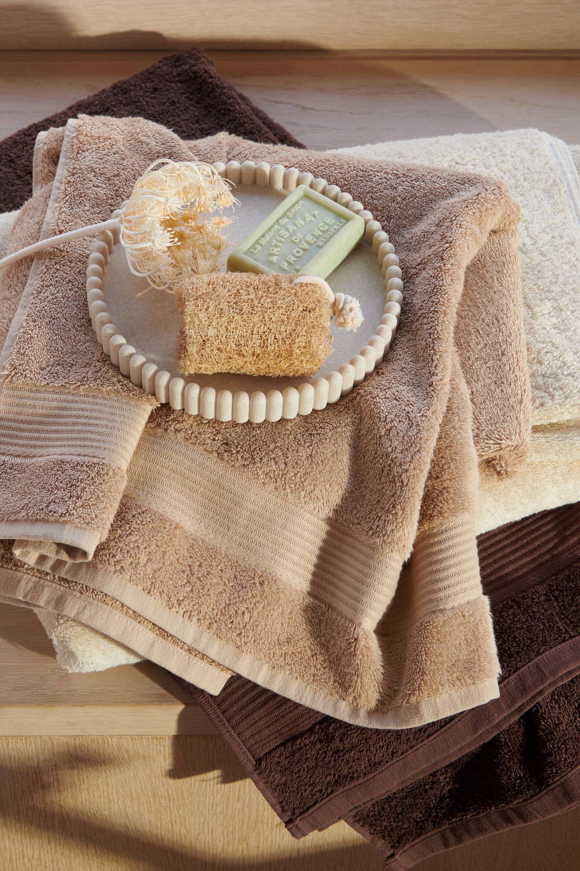 Natural Caramel Egyptian Cotton Towel - Image 2 of 6