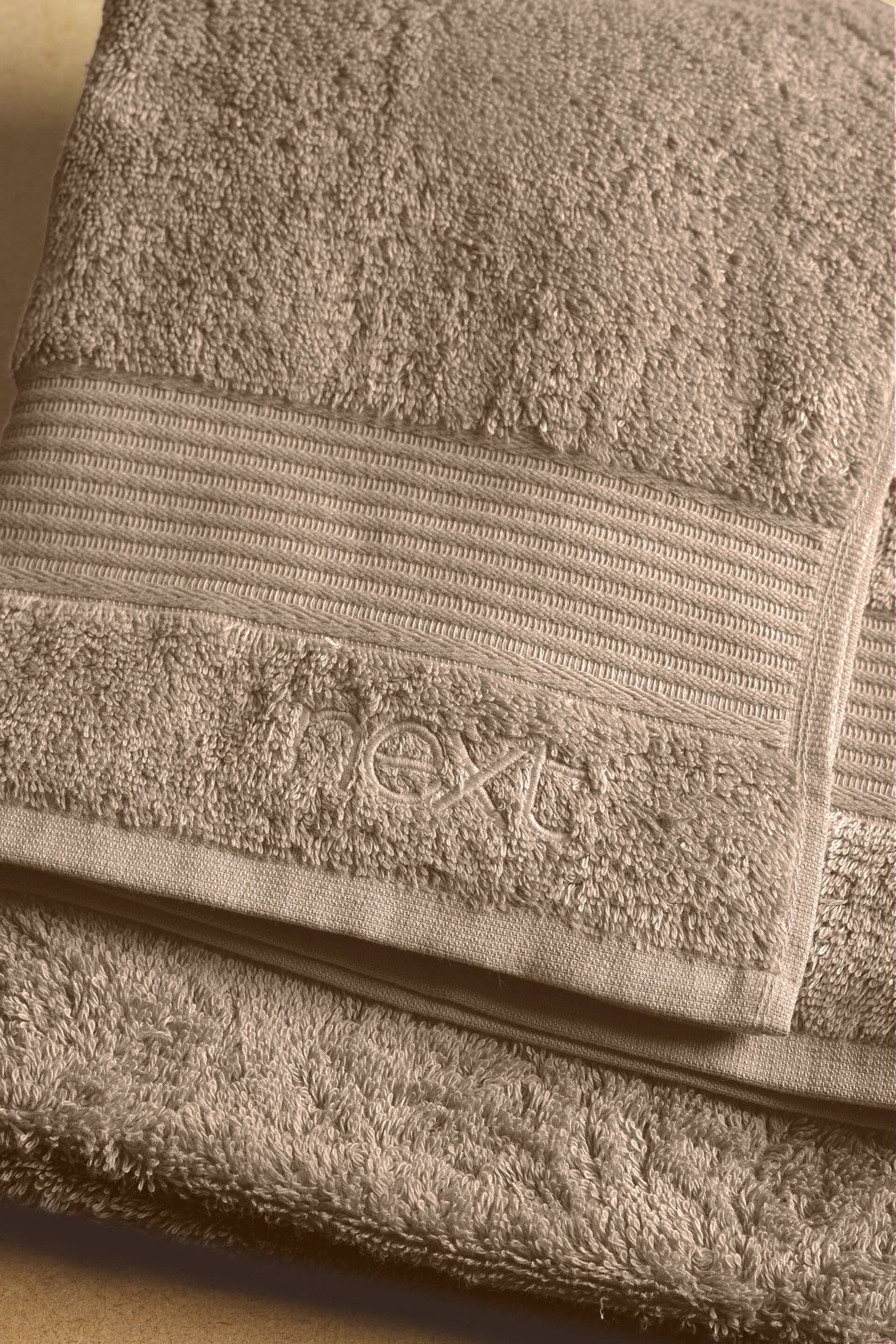 Natural Caramel Egyptian Cotton Towel - Image 5 of 6