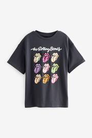 Charcoal Grey Rolling Stones Oversized T-Shirt (3-16yrs) - Image 4 of 6