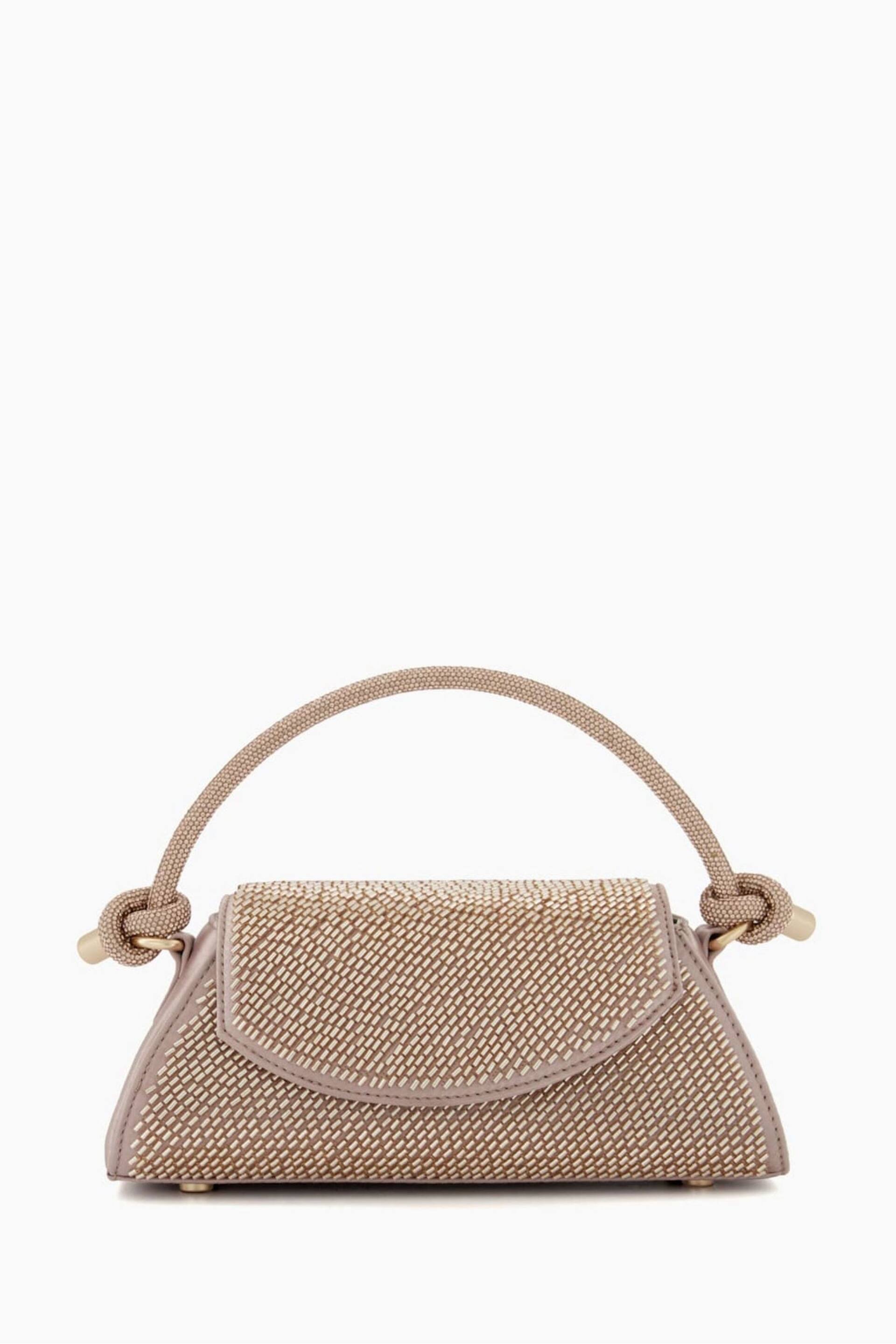 Dune London Gold Brynleys Embellished Top Handle Bag - Image 3 of 7