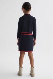Reiss Navy Ruby Senior Knitted Polo Dress - Image 5 of 6