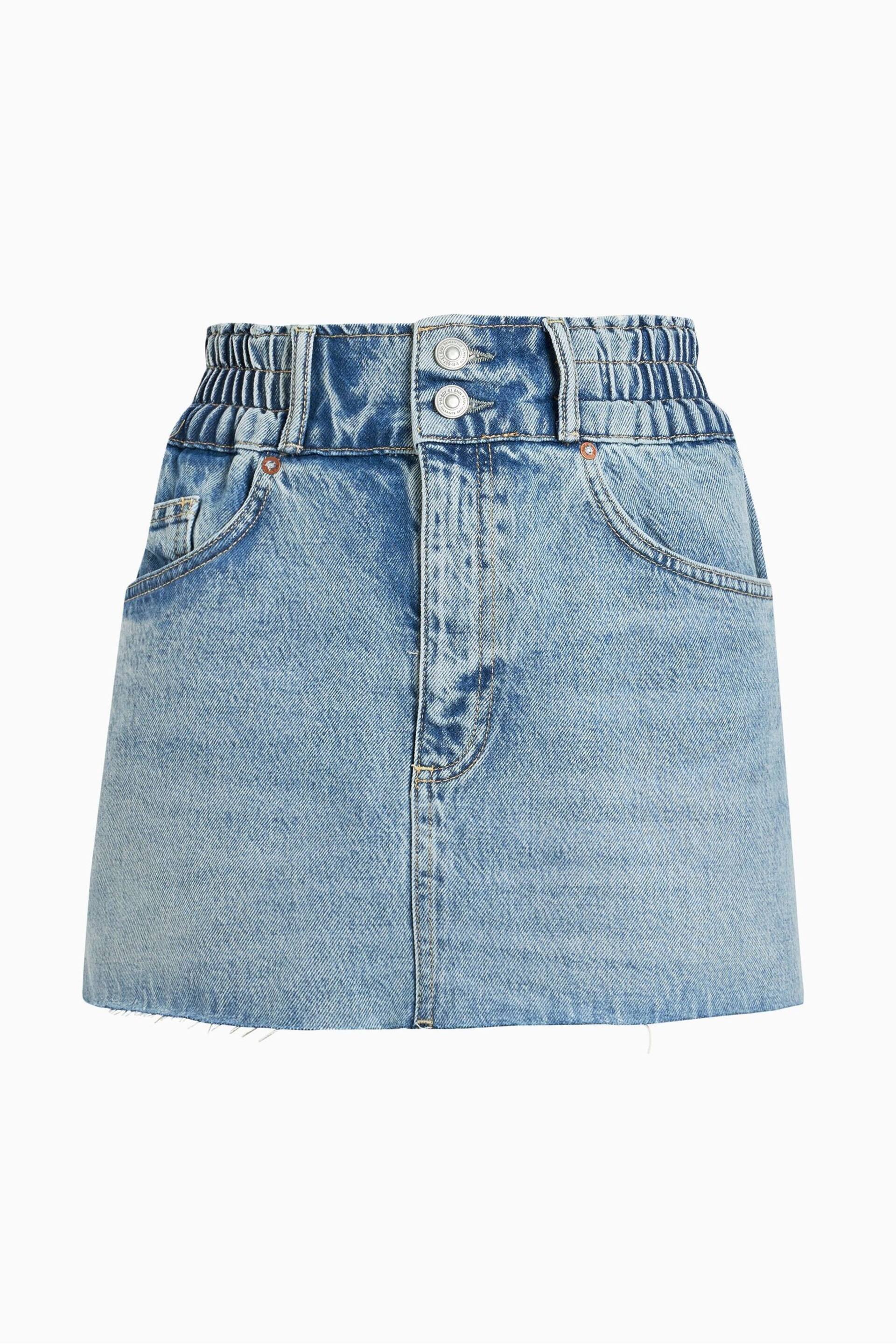 AllSaints Blue Hailey Mini Skirt - Image 7 of 7