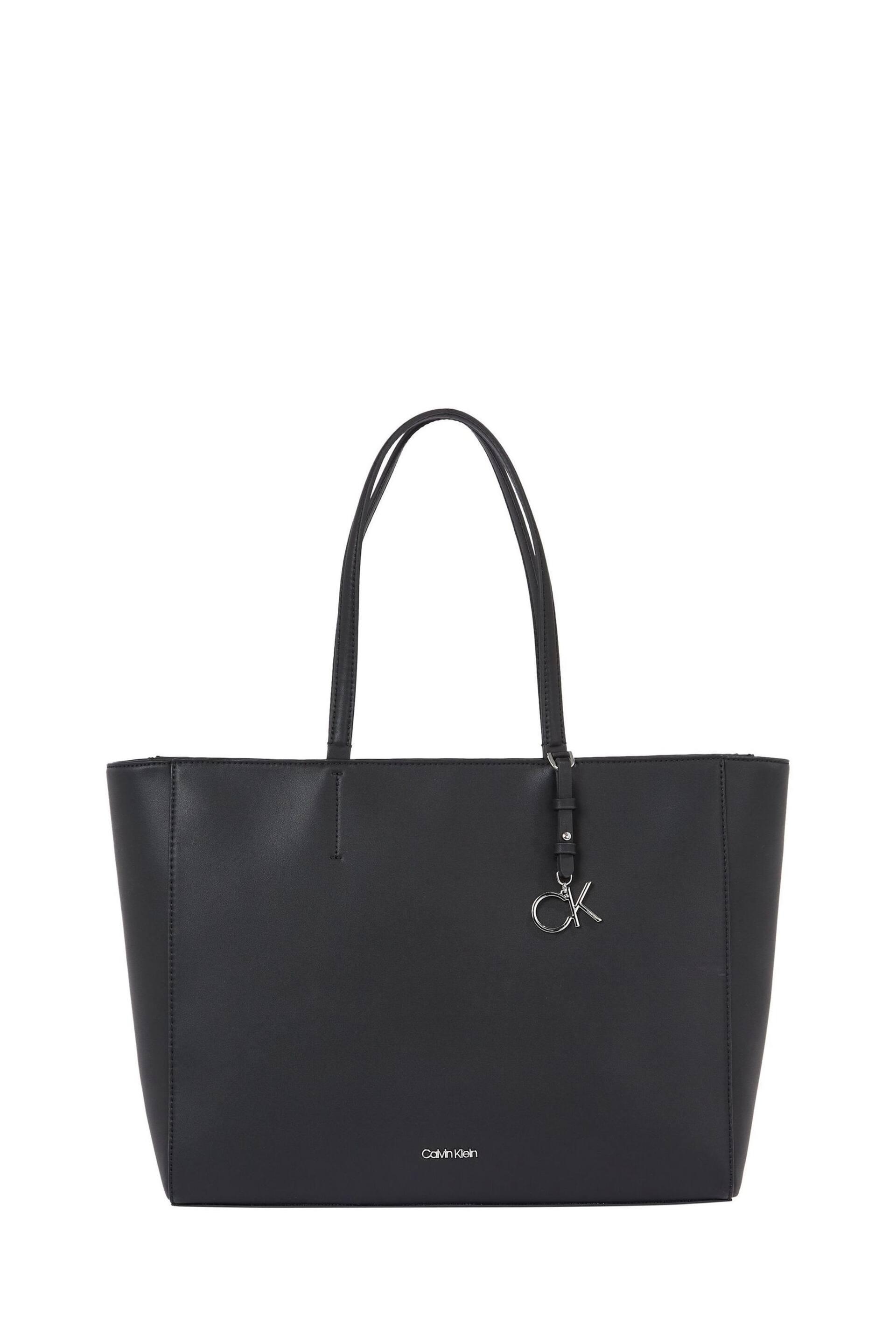 Calvin Klein Black Medium Shopper Bag - Image 2 of 4