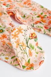 Peach Pink Baby Floral Sleepsuit 3 Pack (0mths-2yrs) - Image 8 of 14