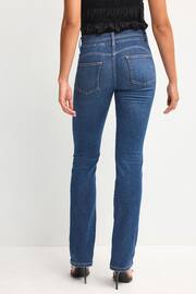 Mid Blue Wash Slim Lift And Shape Bootcut Jeans - Image 3 of 7