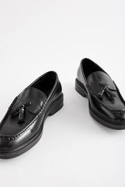 Black Chunky Tassel Loafers - Image 4 of 6