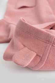 Pink Slogan Baby Hooded Cosy Jersey Jacket (0mths-3yrs) - Image 5 of 7