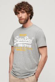 Superdry Grey Vl Duo T-Shirt - Image 1 of 7