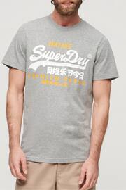 Superdry Grey Vl Duo T-Shirt - Image 3 of 7