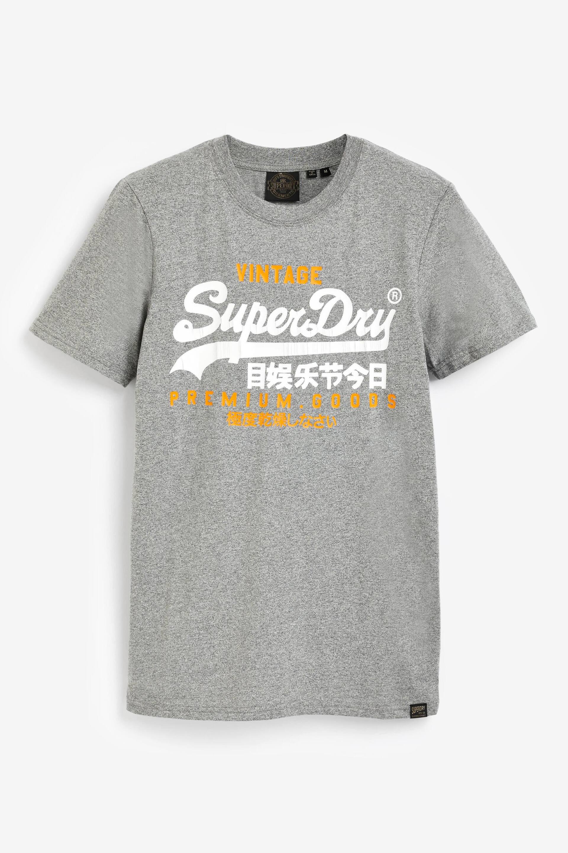 Superdry Grey Vl Duo T-Shirt - Image 5 of 7