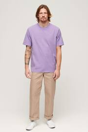 Superdry Purple Vintage Washed T-Shirt - Image 2 of 5