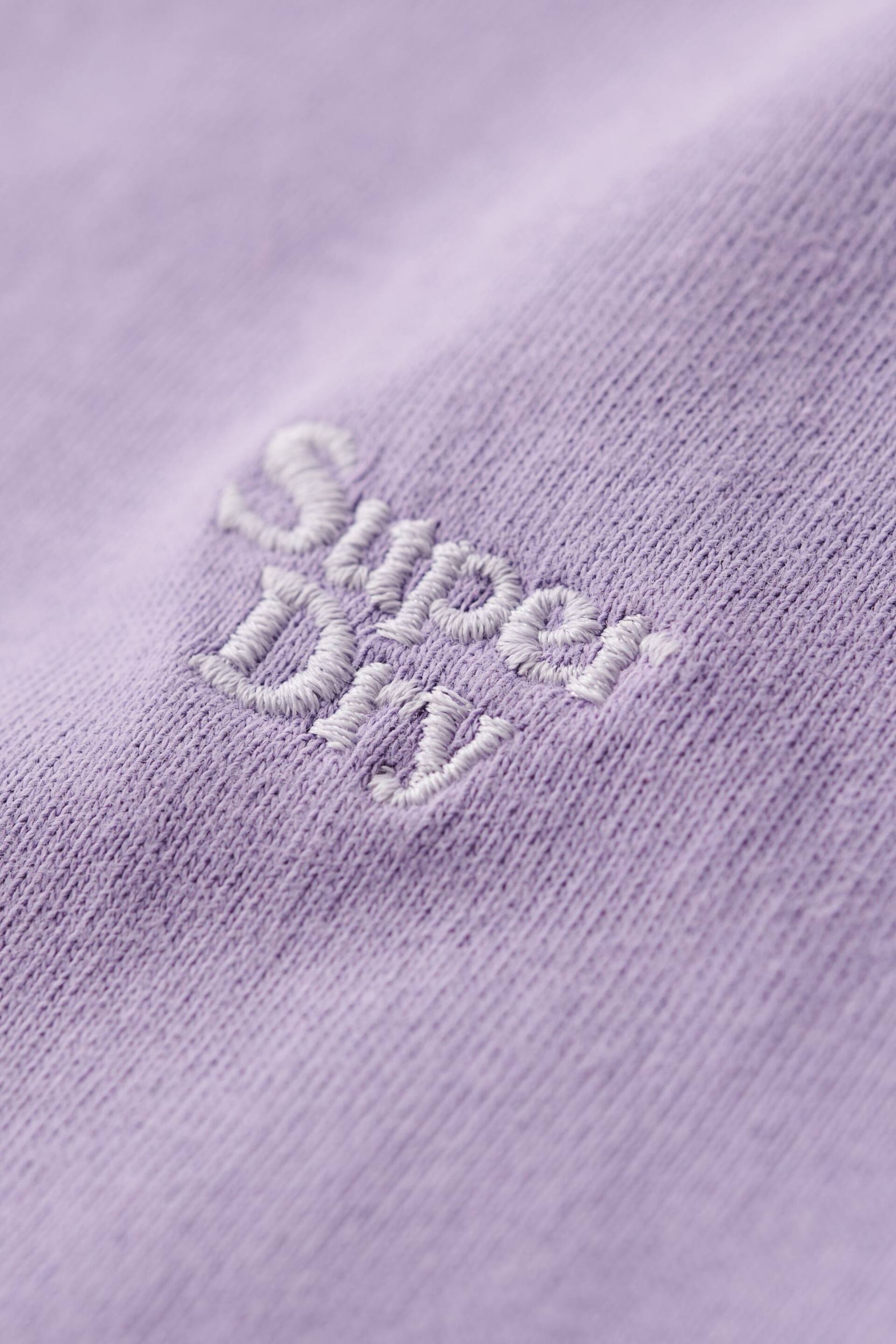 Superdry Purple Vintage Washed T-Shirt - Image 5 of 5