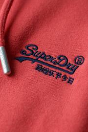 Superdry Red Essential Logo Hoodie - Image 6 of 6
