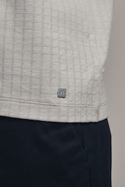 Grey Smart Collar Polo Shirt - Image 7 of 10