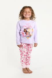 Brand Threads Pink Cotton Pyjama Ages 3-10 - Image 1 of 4