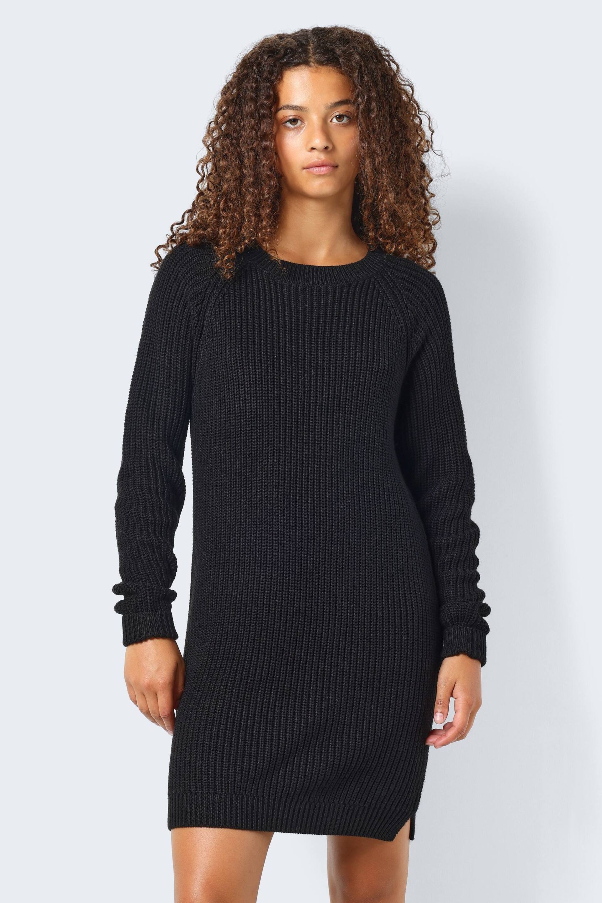 NOISY MAY Black Long Sleeve Jumper Dress - Image 1 of 5