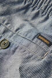 Superdry Blue Drawstring Linen Shorts - Image 6 of 7