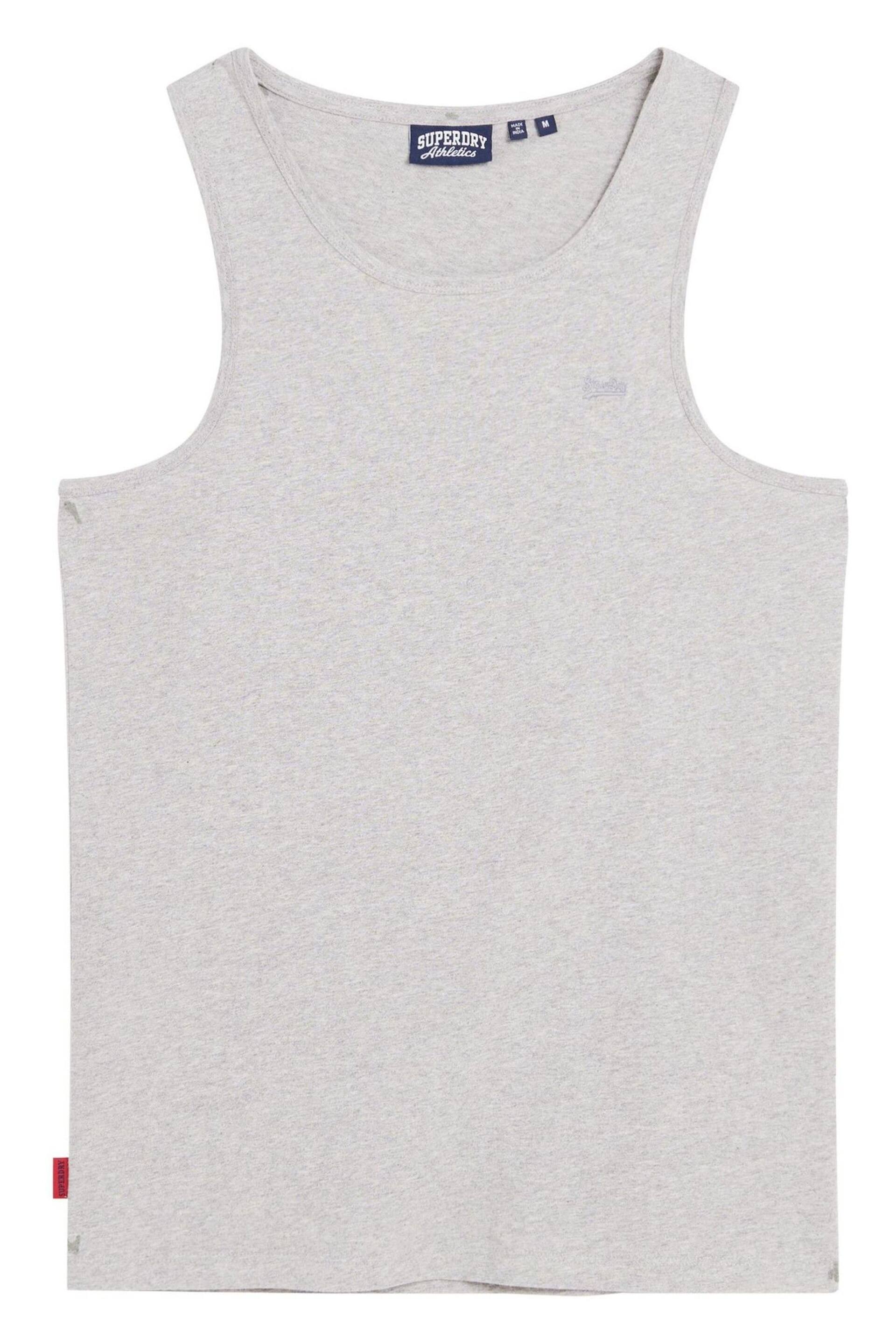 Superdry Grey Essential Logo Vest - Image 4 of 4