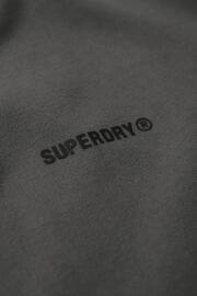 Superdry Grey Overdyed Logo Loose T-Shirt - Image 6 of 6
