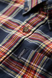 Superdry Blue Vintage Check Shirt - Image 5 of 6