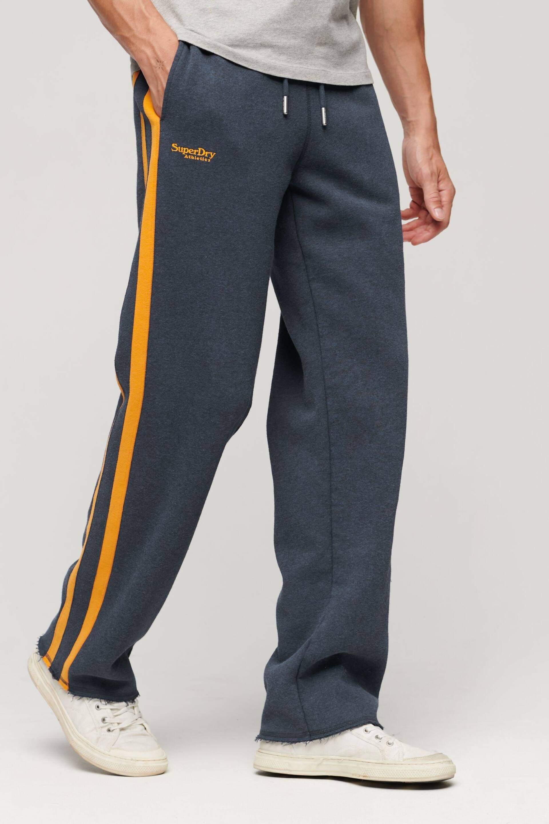 Superdry Blue Essential Straight Joggers - Image 1 of 7