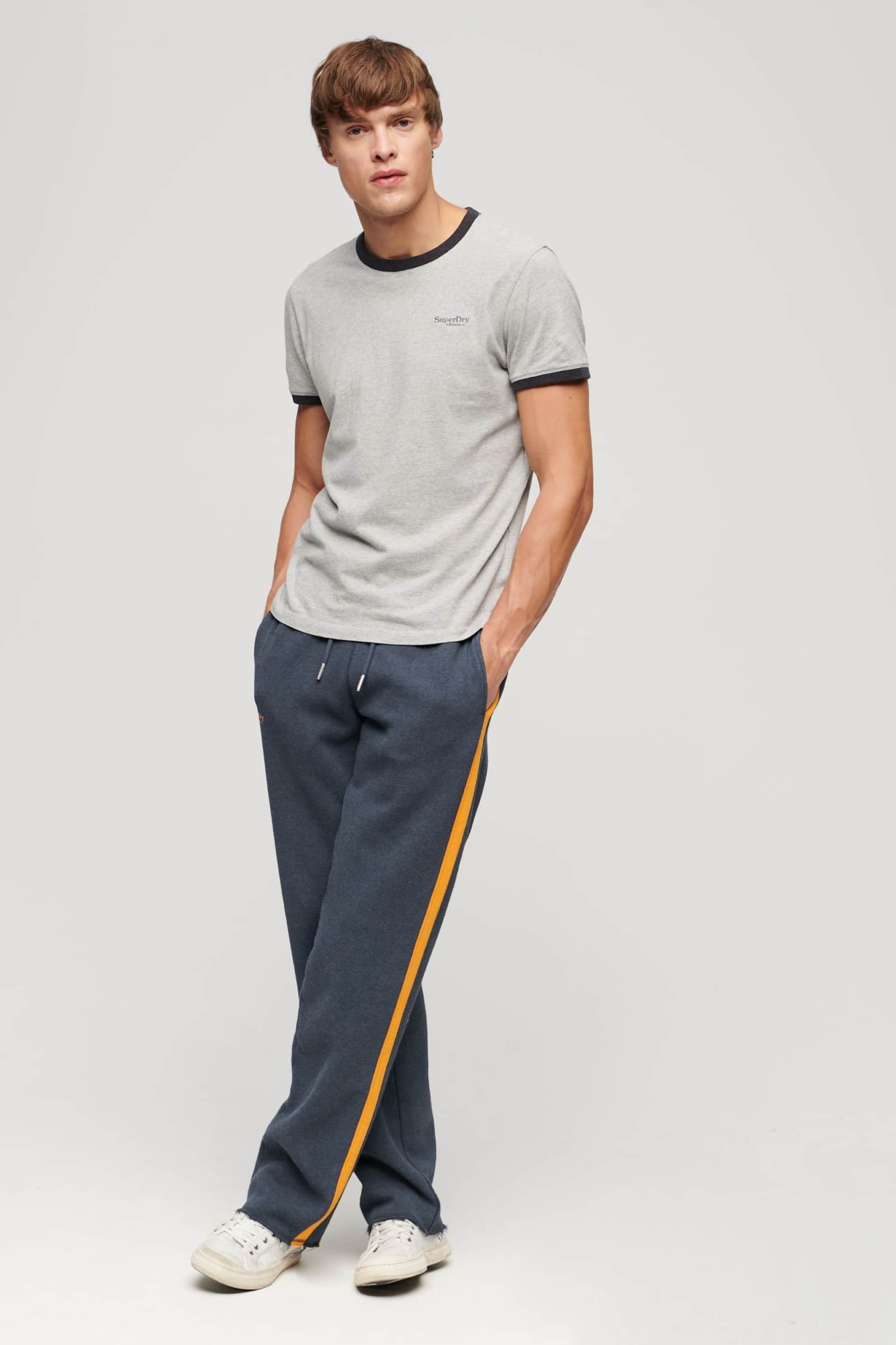 Superdry Blue Essential Straight Joggers - Image 2 of 7