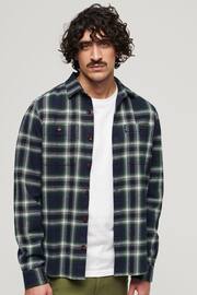 Superdry Blue Vintage Check Shirt - Image 1 of 6