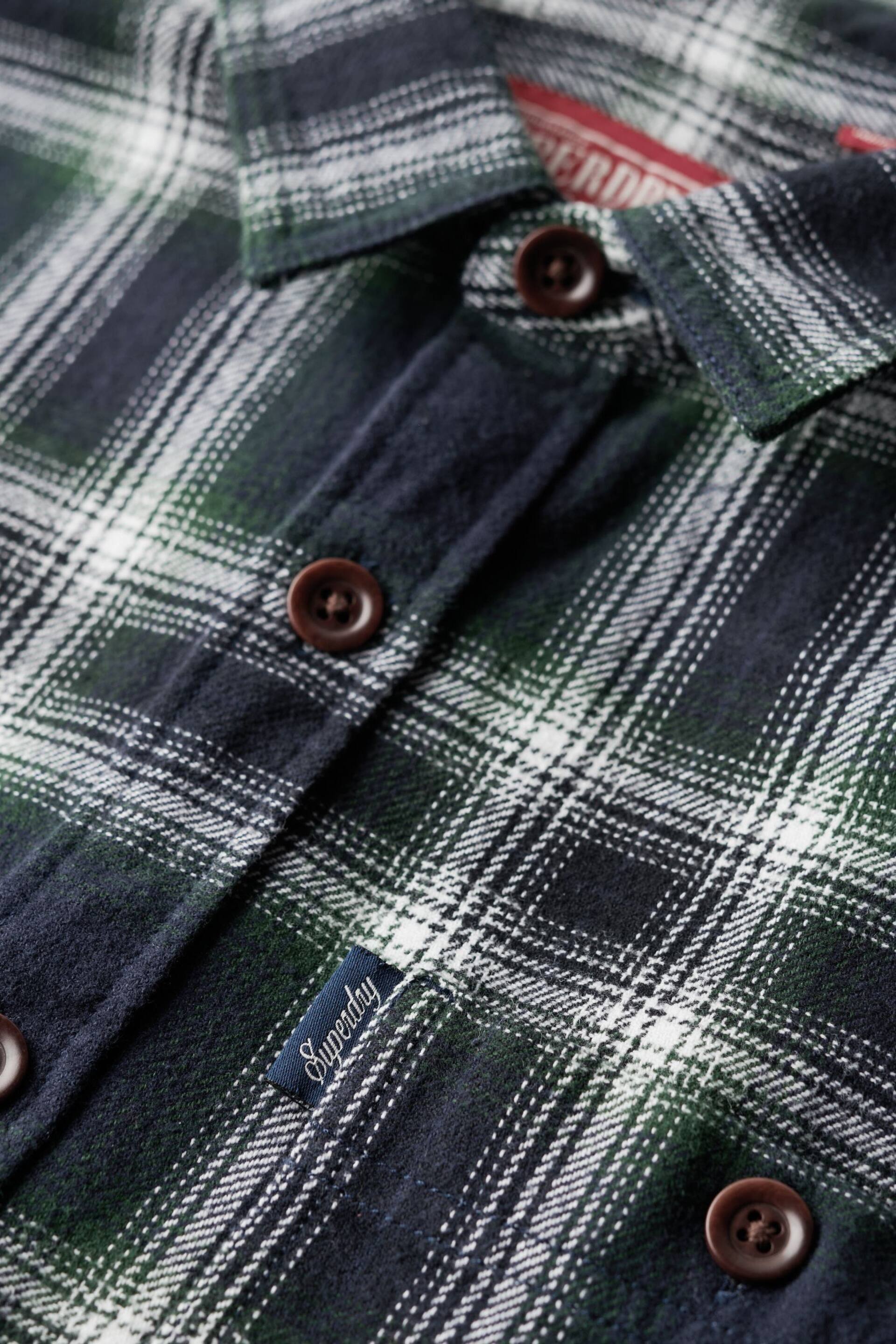 Superdry Blue Vintage Check Shirt - Image 6 of 6