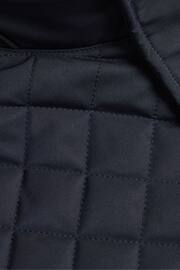 Ted Baker Blue Finnich Diamond Quilt Funnel Jacket - Image 6 of 7