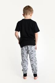 Brand Threads Black Chrome LEGO Ninjago Boys Pyjama Set - Image 2 of 4